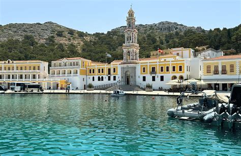 Monastero di San Michele di Panormitis sull'isola di Symi, Grecia
