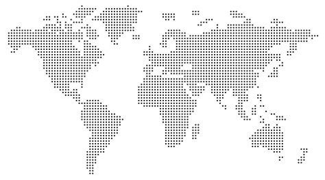World map with dotted lines showing the journey of saint relics