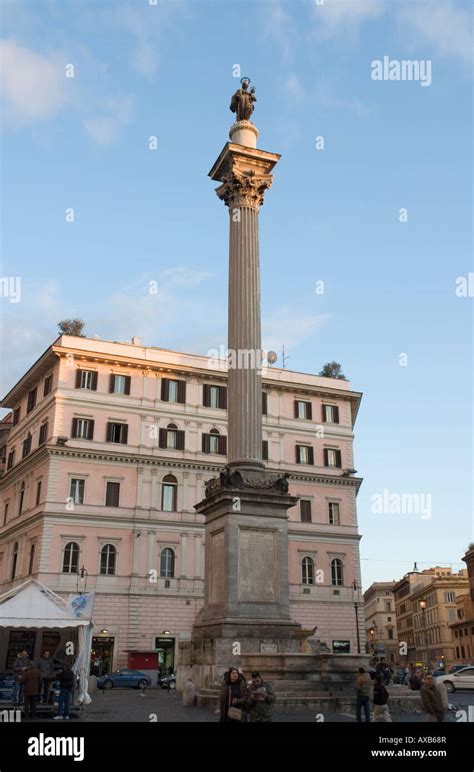 La Colonna della Pace in Piazza Santa Maria Maggiore