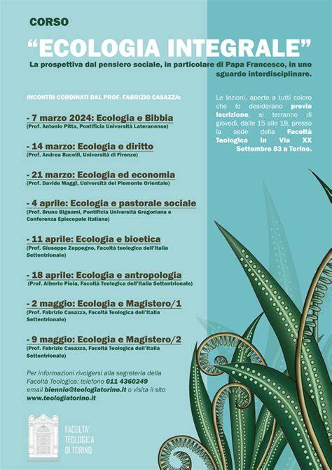 Infografica che illustra il concetto di ecologia integrale e il legame tra uomo e ambiente
