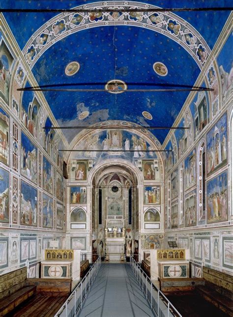 interno della Cappella degli Scrovegni di Giotto