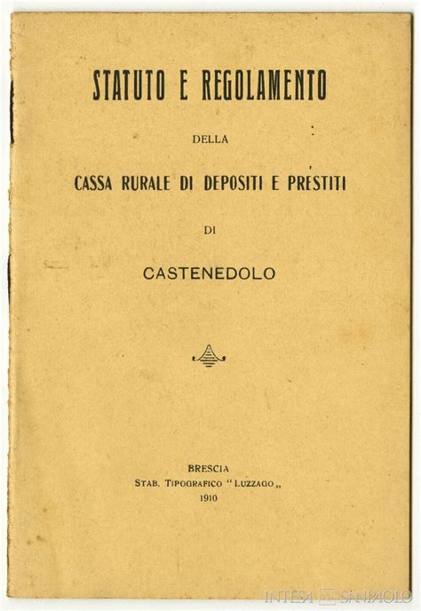 Foto storica di una delle prime Casse Rurali nel Polesine