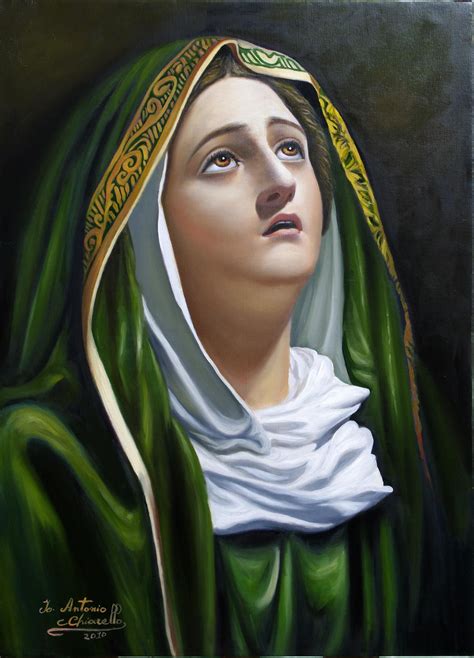 dipinto della Madonna con velo