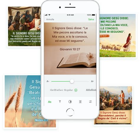 Schermata dell'interfaccia utente dell'app Bibbia Facile con un focus sull'obiettivo quotidiano