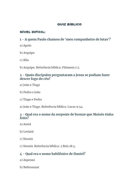 Schermata di un quiz biblico all'interno dell'app