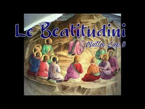 Illustrazione delle Beatitudini evangeliche secondo Matteo