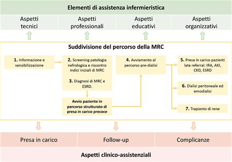 Schema del percorso assistenziale e dei servizi sanitari offerti