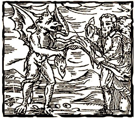 Illustrazione simbolica del diavolo o di figure demoniache in un contesto di tentazione