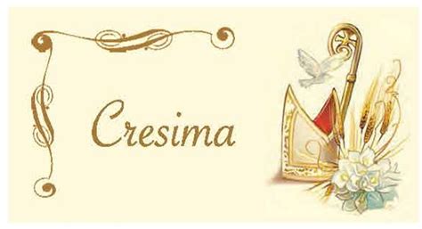 Biglietto di auguri per la Cresima con simboli religiosi