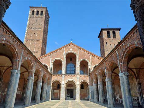 Ricostruzione storica della Basilica di Sant'Ambrogio nell'Alto Medioevo