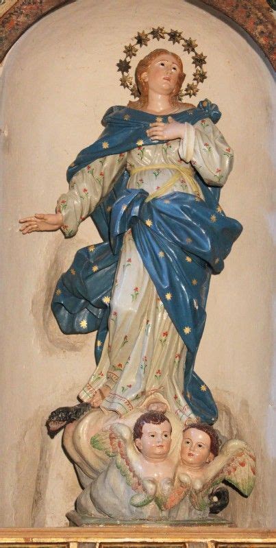 Dettaglio della Madonna Immacolata di Romanino