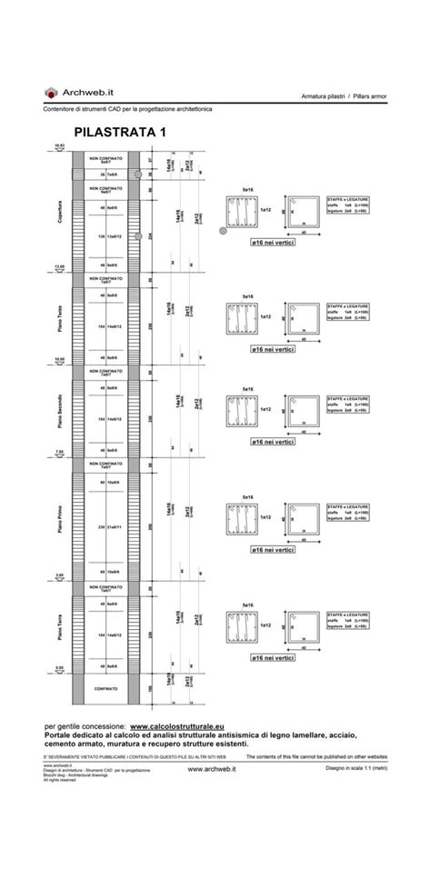 Schema architettonico della pianta quadrata con i quattro pilastri centrali e le cinque absidi