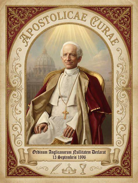 Documento storico: Estratto dalla Bolla Apostolicae Curae