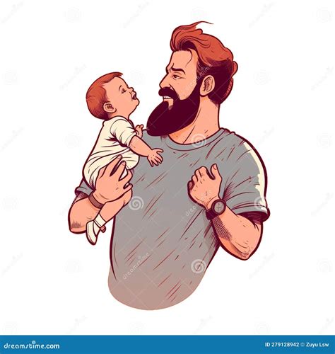 disegno di un bambino con il padre che tiene una corda in un dirupo