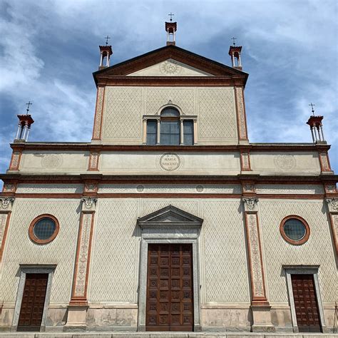 Archivio fotografico storico della facciata della chiesa di Santa Maria Nascente a Senago