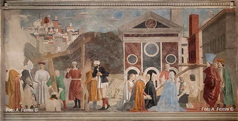 Affresco di Agnolo Gaddi raffigurante il ritrovamento della Vera Croce.