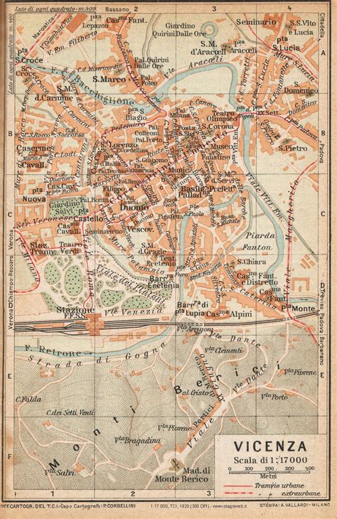 mappa storica di Viterbo nel Medioevo