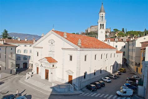 Schermata home page sito Arcidiocesi Gorizia con evidenza delle sezioni principali