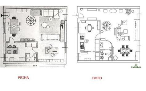 Planimetria di un minialloggio nella residenza 