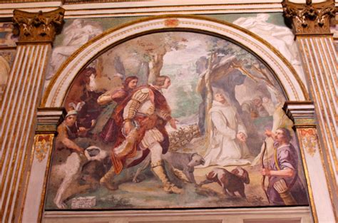 Affresco di Daniele Crespi raffigurante le Storie di San Bruno.