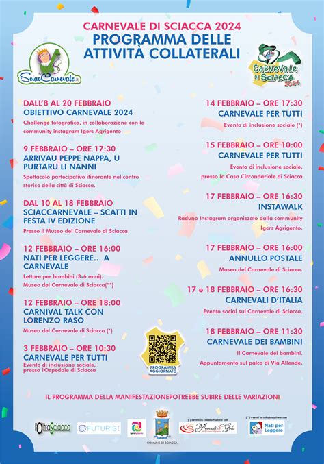 Programma delle attività parrocchiali e calendario degli eventi liturgici