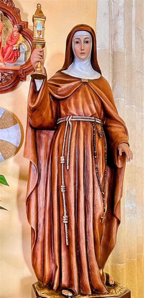 illustrazione di Santa Chiara che fugge da casa tramite la