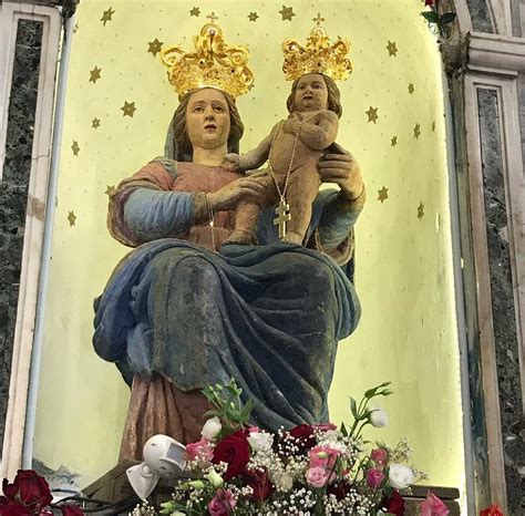 Illustrazione storica dell'apparizione della Madonna a Polsi
