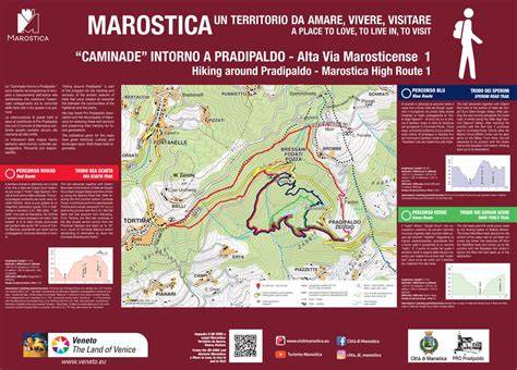 Mappa del percorso escursionistico intorno a Saludecio