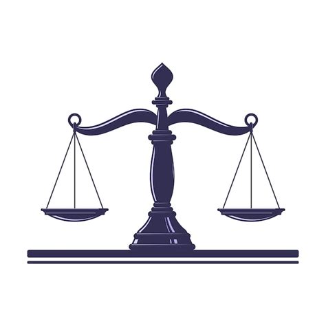 Simbolo della bilancia della giustizia