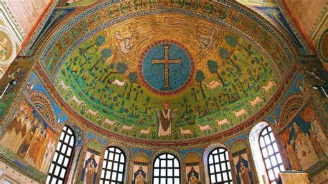 Mosaico della Trasfigurazione nella Basilica di Sant'Apollinare in Classe, Ravenna.