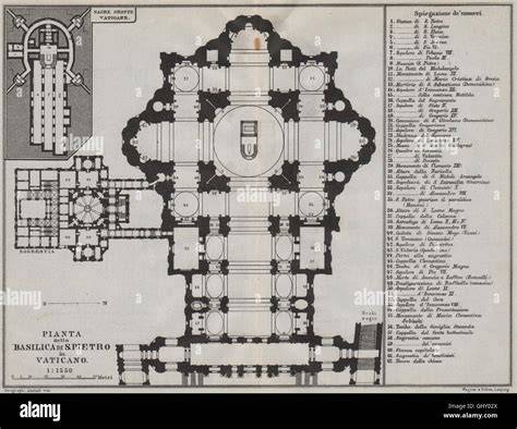 Pianta della Cattedrale di San Pietro Extra Muros a Bosa, mostrando le fasi costruttive