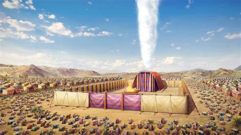 Schema della tenda del convegno nel deserto