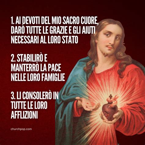 Infografica: Le promesse del Sacro Cuore di Gesù