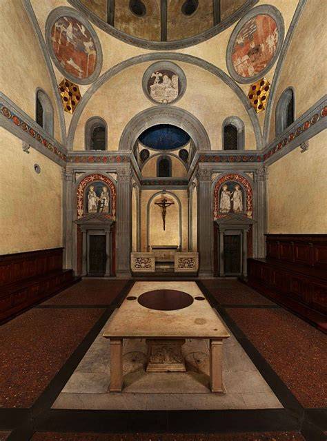 Foto storica della Cappella Cangiani o della sua ricostruzione