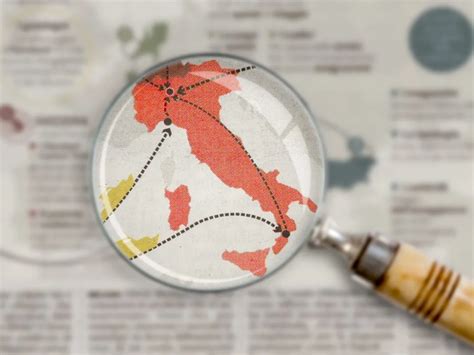 Infografica che mostra il divario economico e sociale tra Nord e Sud Italia