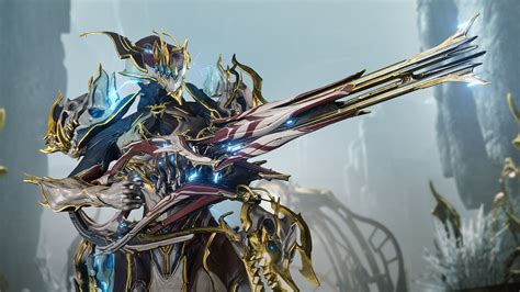Voruna Prime in Warframe in azione con dettagli sulle sue abilità