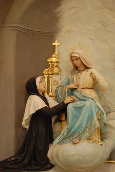 rappresentazione della visione di Santa Caterina Labouré