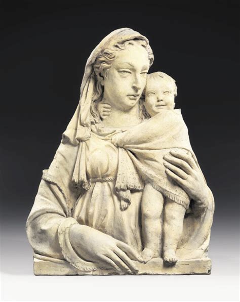 Dettaglio del gruppo centrale dell'Altare di Donatello con la Madonna e il Bambino