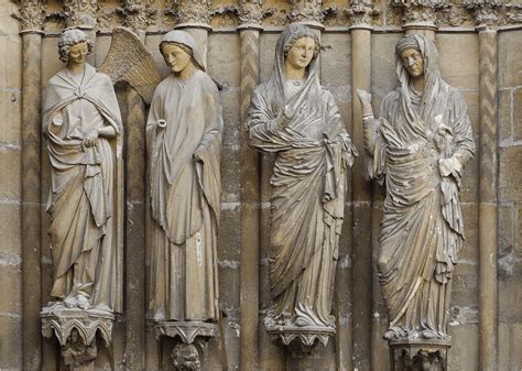 Sculture della controfacciata della Cattedrale di Notre-Dame di Reims