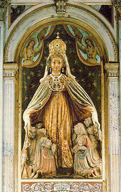 Statua quattrocentesca della Mater Misericordiae nel Santuario di Monte Berico