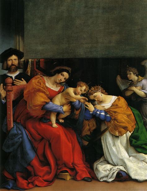 Matrimonio mistico di Santa Caterina d'Alessandria di Lorenzo Salimbeni