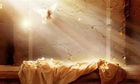simbolismo della resurrezione con luce e rinascita