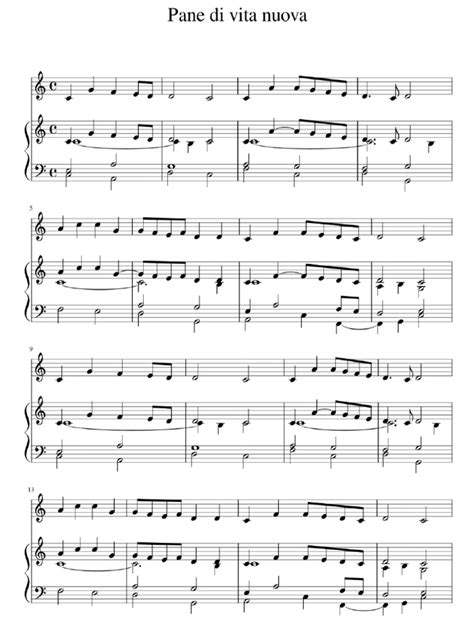 spartito dell'introduzione completa per organo (Fig. E)