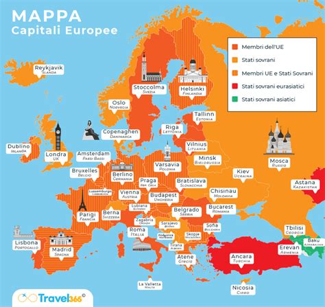 Mappa delle migliori mete europee e italiane per il ponte dell'Immacolata