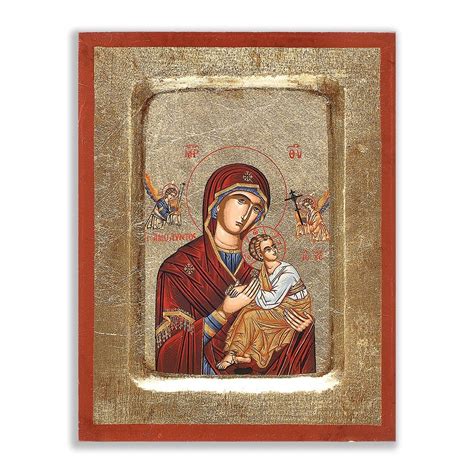 icona della Madonna con riferimenti alla Trinità