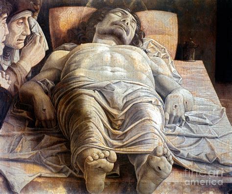 Dettaglio del Cristo Redentore di Mantegna