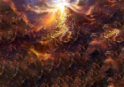 Rappresentazione artistica delle Anime del Purgatorio nel fuoco purificatore