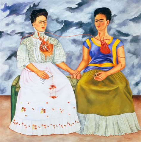 dipinto di Frida Kahlo con il tema del cuore