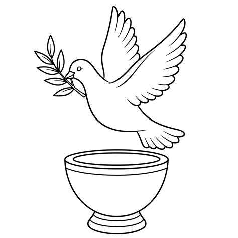 Illustrazione simbolica del Battesimo: acqua, luce e colomba come segni di rinascita spirituale