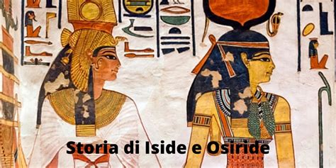 Illustrazione del mito di Osiride e Iside